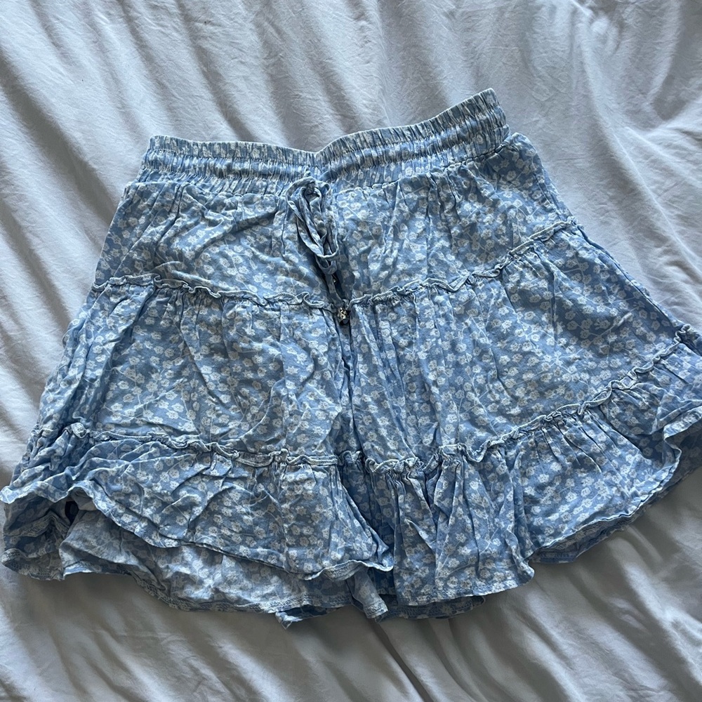 Floral Blue Princess Polly Skirt